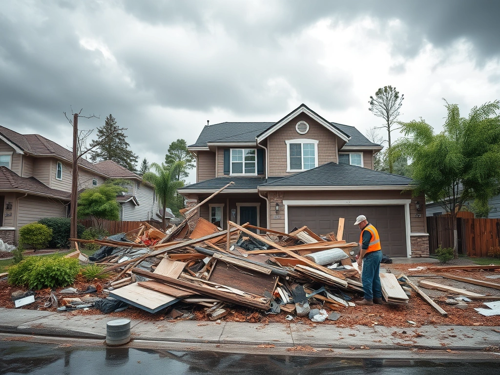 Storm Natural Disaster Damage