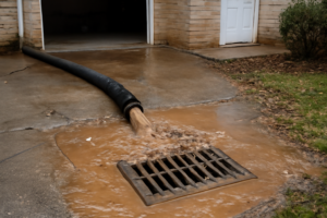 Clogged Drain Water Removal